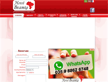 Tablet Screenshot of hotelbramig.com.br